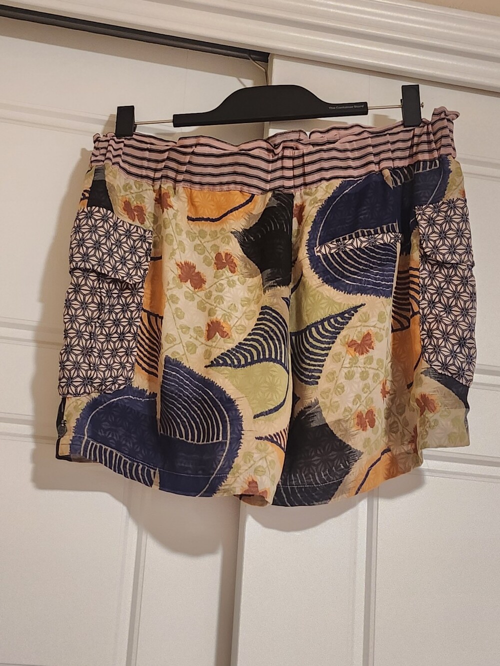 Scotch & Soda Multicolor Patchwork Drawstring Shorts - Picture 2 of 5